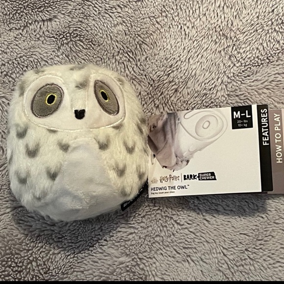 NWT Harry Potter Hedwig dog toy by bark box - Picture 1 of 5